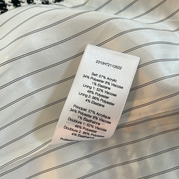 Veronica Beard Hutchinson Dickey Jacket in Black & Off-white - Picture 14 of 14